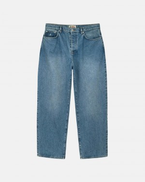 Stüssy Big Ol' Jean Denim Denim Unisex Blauw | JM48-W4-PY