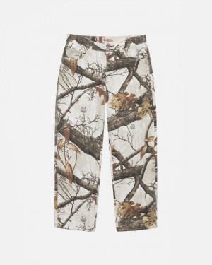 Stüssy Big Ol' Jean Realtree Edge Broek Unisex Snow | RG14-X8-TV