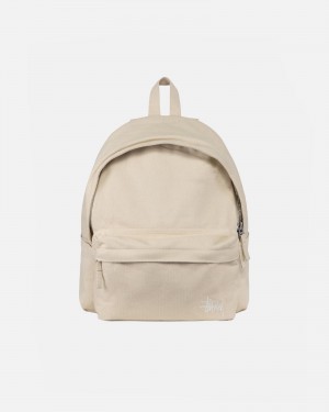 Stüssy Canvas Backpack Rugzak Unisex Natural | WD14-T8-ZP