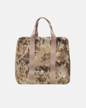 Stüssy Canvas Flight Bag Tote Unisex Highlander | OH46-A8-UR