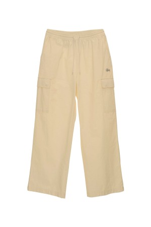 Stüssy Drew Cargo Beach Pant Shorts & Pants Dames Oatmeal | RO22-I7-OX