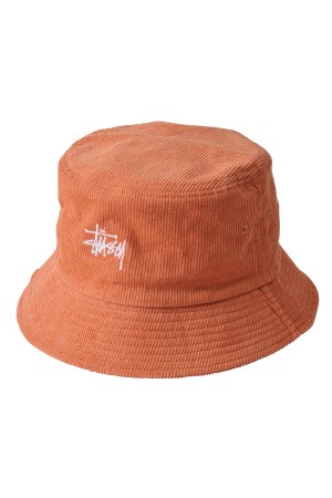 Stüssy Graffiti Cord Bucket Hat Hats & Beanies Heren Terracotta | SO42-G3-BP