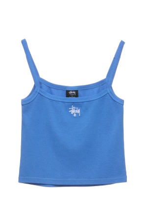 Stüssy Graffiti Rib Singlet T-Shirts L/S Dames Ultramarine | ZU98-H0-TP