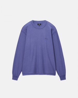 Stüssy Lazy Ls Tee Long Sleeve Knit Unisex Diep | CL84-D7-XL