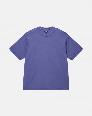 Stüssy Lazy Tee Short Sleeve Knit Unisex Diep | IY56-W3-KA