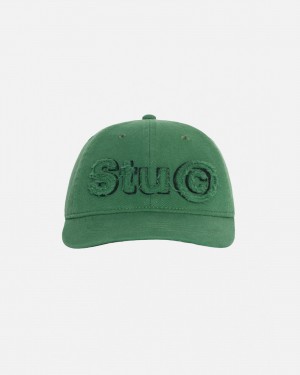 Stüssy Low Pro Copyright Applique Strapback Ball Cap Unisex Groen | AT91-G9-DP