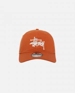 Stüssy New Era 9Twenty Basic Strapback Ball Cap Unisex Oranje | BG87-F7-OR