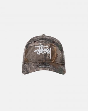 Stüssy New Era 9Twenty Basic Strapback Ball Cap Unisex Realtree | SP71-L0-ZA