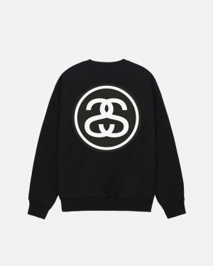 Stüssy SS-Link Crew Long Sleeve Sweatshirt Unisex Zwart | ZC29-D9-XC