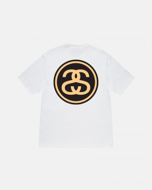 Stüssy SS-Link Tee Short Sleeve T-Shirt Unisex Wit | PY21-Z3-SH