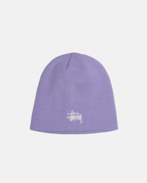 Stüssy Skullcap Basic Muts Unisex Lilac | KE90-N4-RX