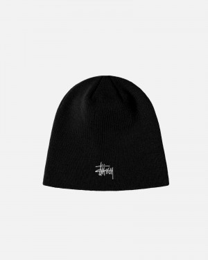 Stüssy Skullcap Basic Muts Unisex Zwart | UB76-F2-JT