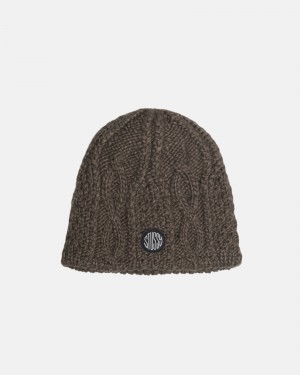 Stüssy Skullcap Cable Knit Muts Unisex Bruin | HZ92-P9-PR