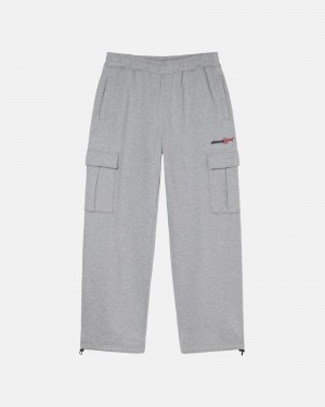 Stüssy Sport Cargo Fleece Pant Broek Heren Grijs | QW44-T9-ZE