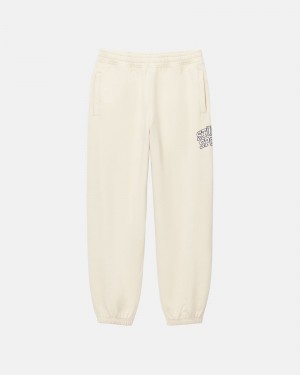 Stüssy Sport Sweatpant Broek Unisex Ivory | UR50-I4-YV