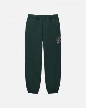 Stüssy Sport Sweatpant Broek Unisex Pine | XW65-U2-WK