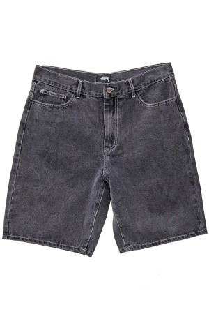 Stüssy Stussy Big Ol Kort Korte Broek Heren Zwart | WP57-J6-UB