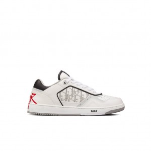 Stüssy Stussy x Dior B27 DIOR AND SHAWN Signature Low Top Trainers Schoenen Unisex Wit | FG99-L3-KN