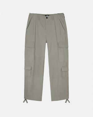 Stüssy Surplus Cargo Ripstop Broek Unisex Olijfgroen | VK74-T5-QF