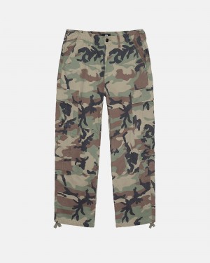 Stüssy Surplus Cargo Ripstop Broek Unisex Camo | BX62-C9-WF