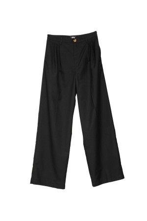 Stüssy Volume Geplooid Pant Shorts & Pants Dames Zwart | HQ01-S3-CM