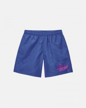 Stüssy Water Kort Big Basic Swim Bottom Unisex Koningsblauw | KX96-E4-AD