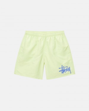 Stüssy Water Kort Big Basic Swim Bottom Unisex Pistachio | US01-I3-TS