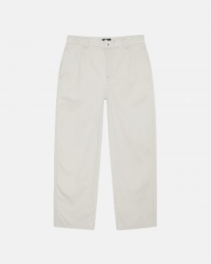 Stüssy Workgear Trouser Twill Broek Unisex Putty | RD08-X6-GJ