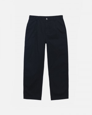 Stüssy Workgear Trouser Twill Broek Unisex Zwart | VC41-K5-FC