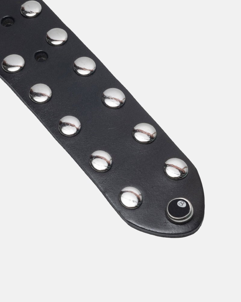 Stüssy 8 Ball Studded Belt Riem Unisex Zwart | GA68-D5-ZX