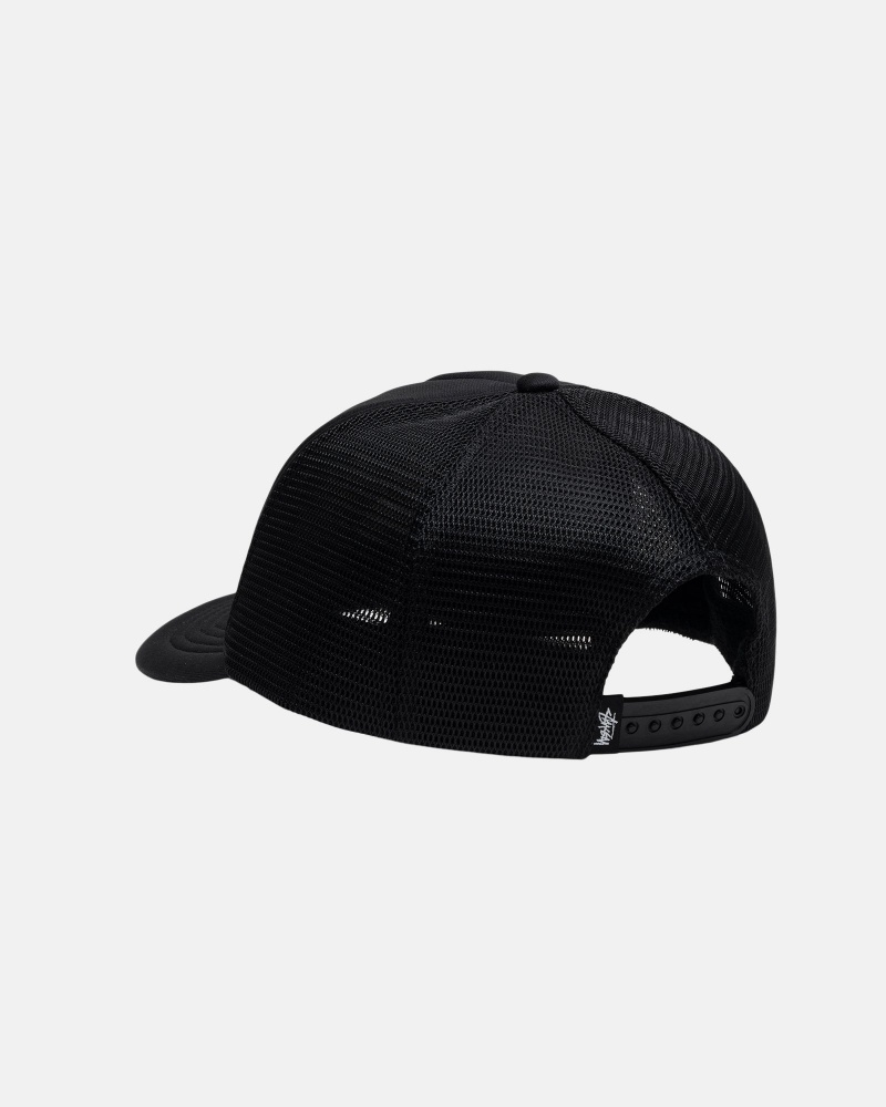 Stüssy 8 Ball Trucker Cap Ball Cap Unisex Zwart | MZ51-E7-BH