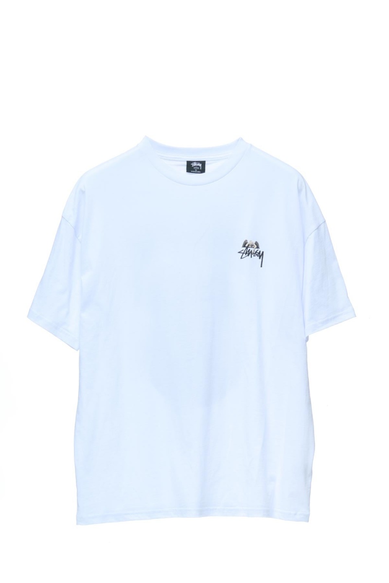 Stüssy Angel Relaxed Tee Tees Dames Wit | GN59-V6-DH