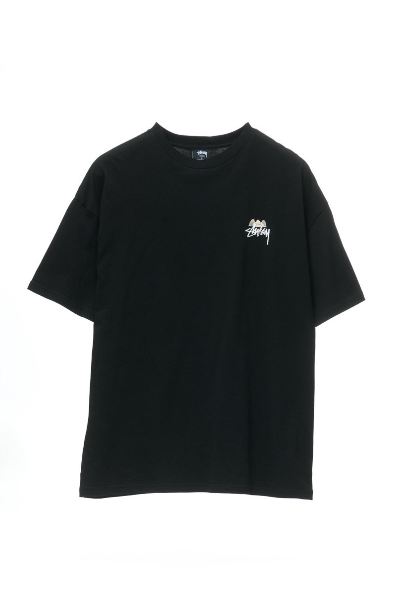 Stüssy Angel Relaxed Tee Tees Dames Zwart | UB21-P5-PT