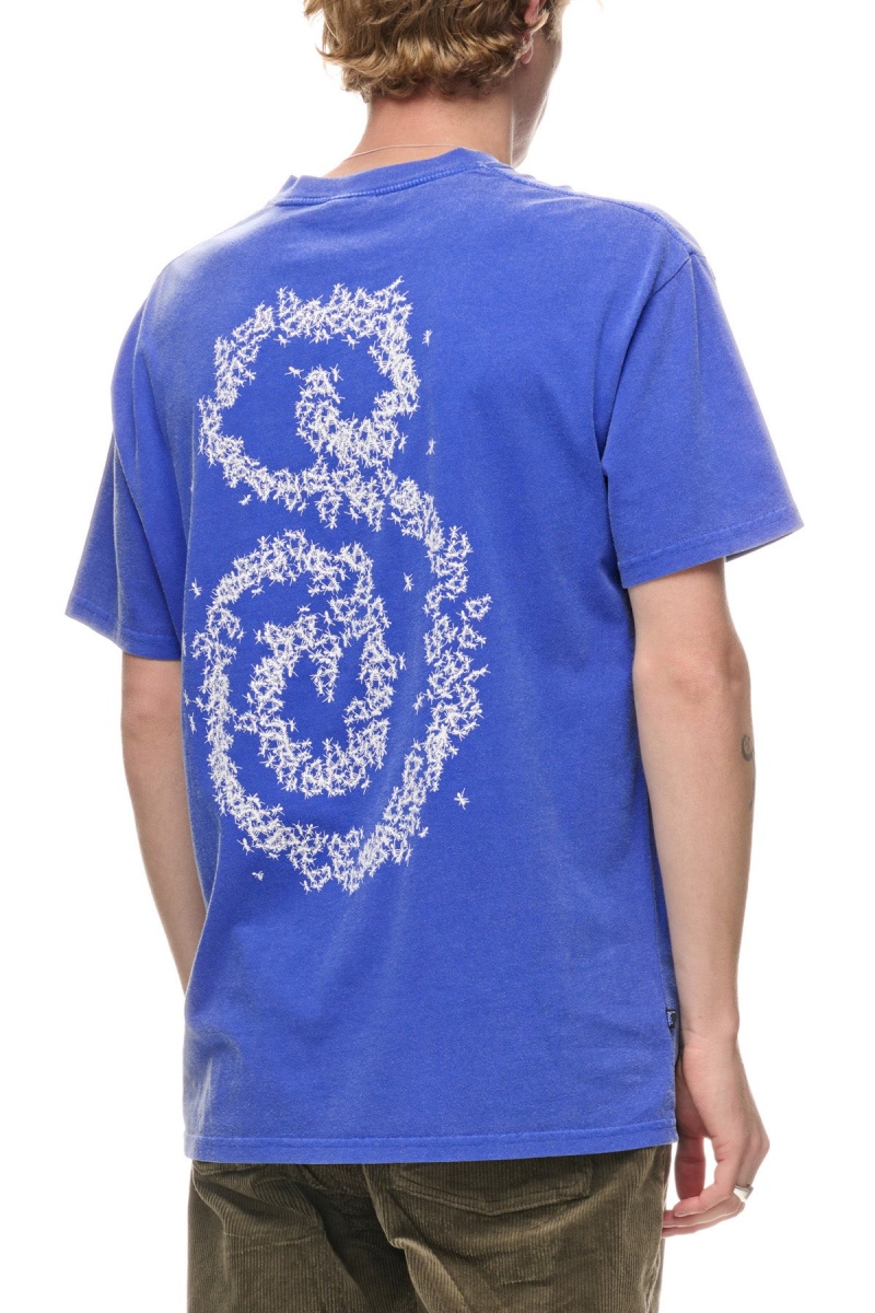 Stüssy Ants Ss Tee Tees Heren Pigment Ultramarine | JL41-E8-AN