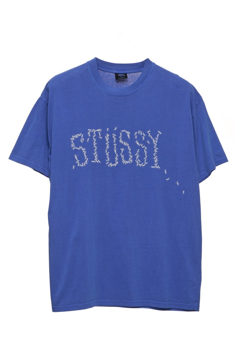 Stüssy Ants Ss Tee Tees Heren Pigment Ultramarine | JL41-E8-AN