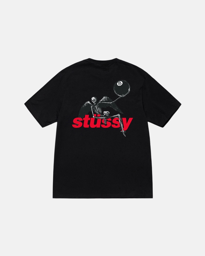 Stüssy Apocalypse Tee Short Sleeve T-Shirt Unisex Zwart | TD28-B0-FH