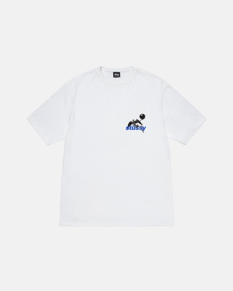 Stüssy Apocalypse Tee Short Sleeve T-Shirt Unisex Wit | OY29-B4-BW