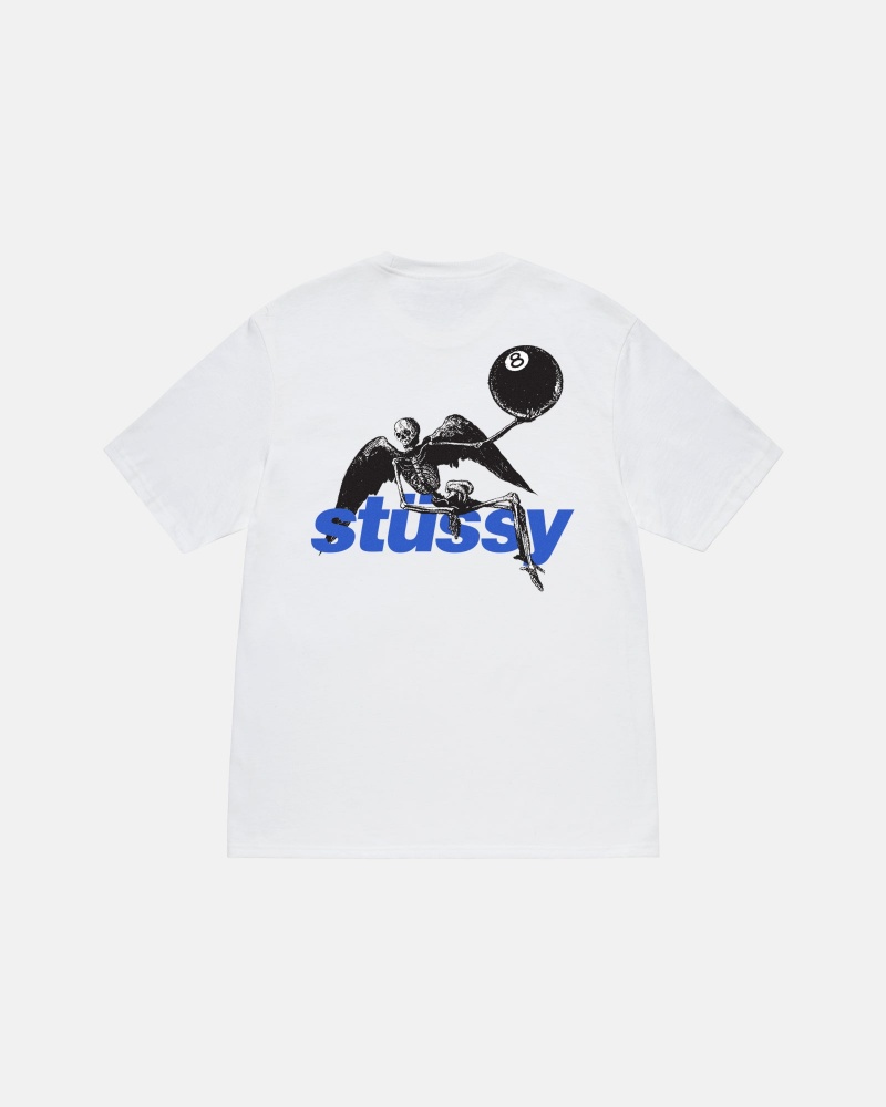 Stüssy Apocalypse Tee Short Sleeve T-Shirt Unisex Wit | OY29-B4-BW