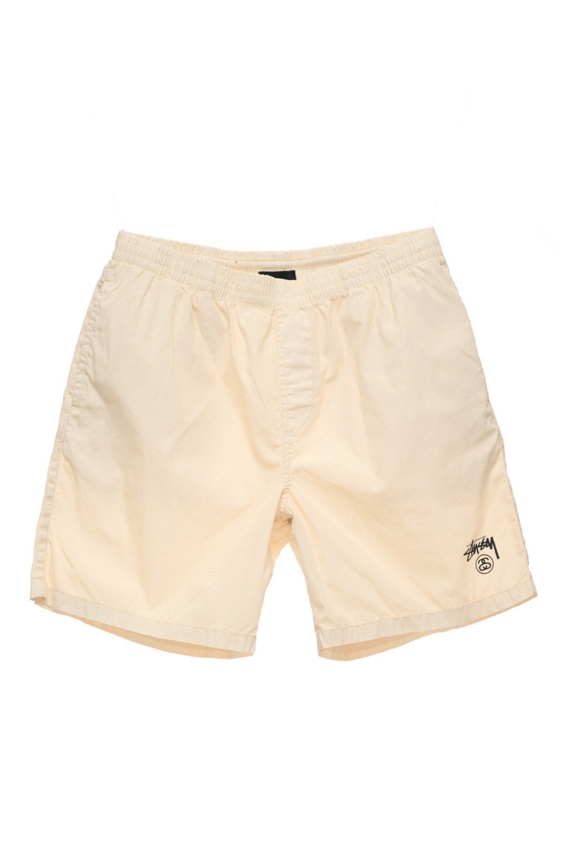 Stüssy Basic Stock Beachshort Korte Broek Heren Natural | QF08-Z9-ME