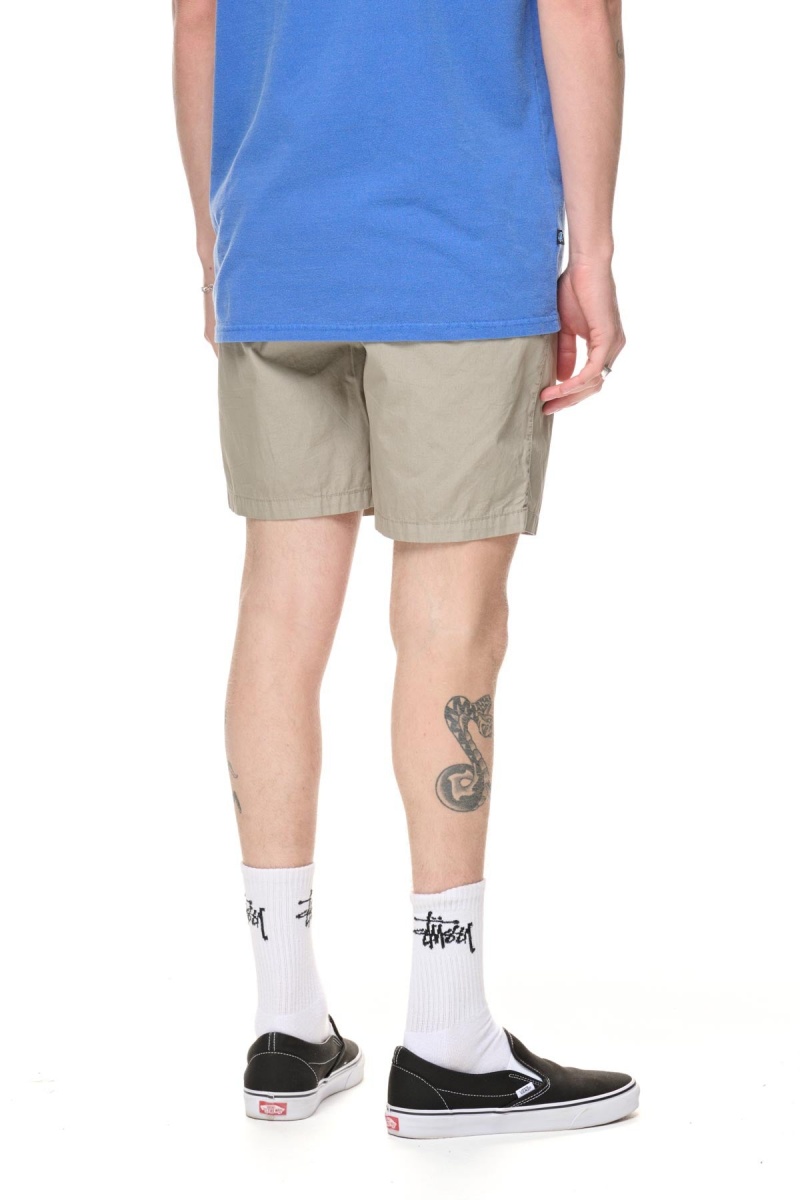 Stüssy Basic Stock Beachshort Korte Broek Heren Stone | RG72-Y4-ZU