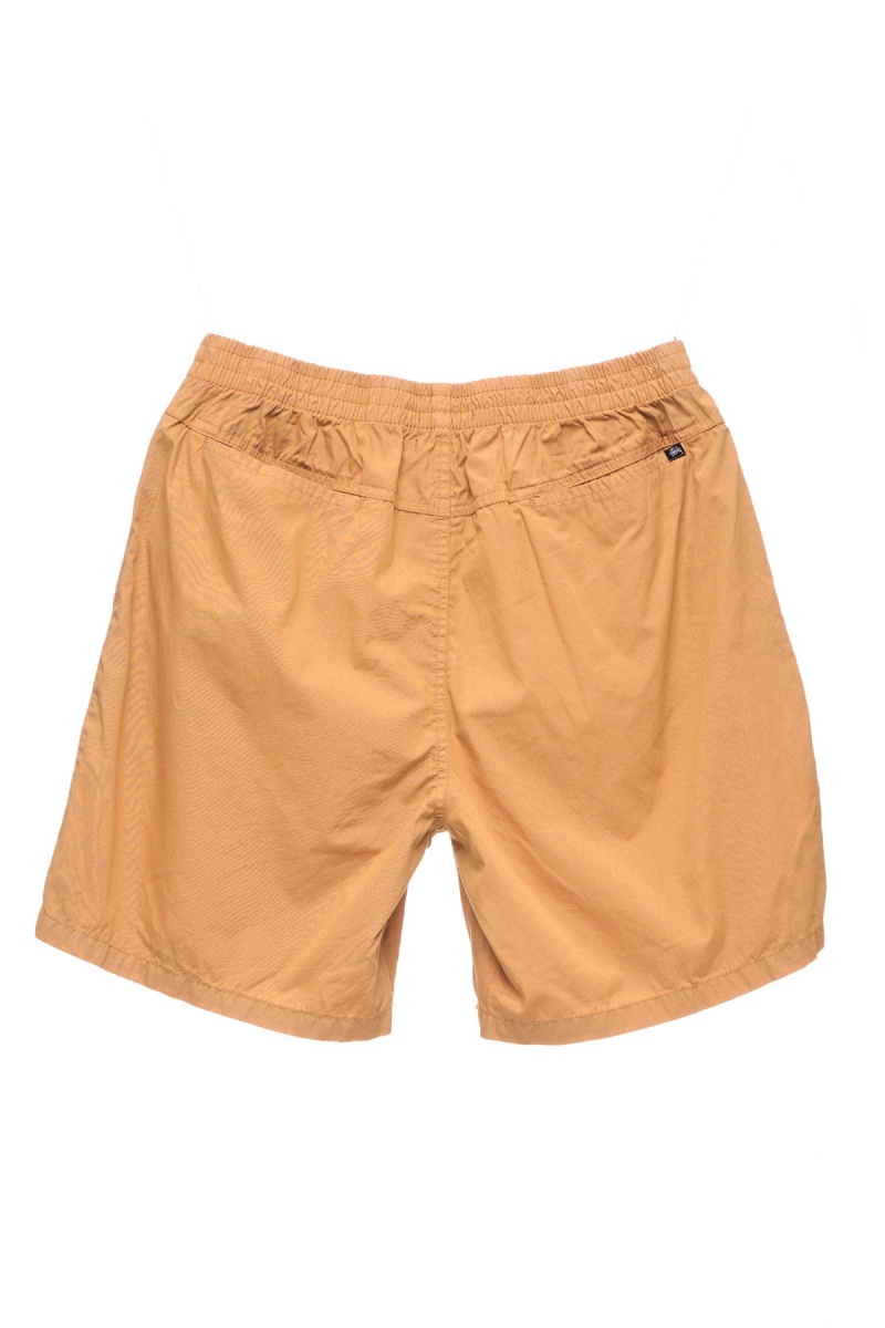 Stüssy Basic Stock Beachshort Korte Broek Heren Almond | IM74-T4-WT