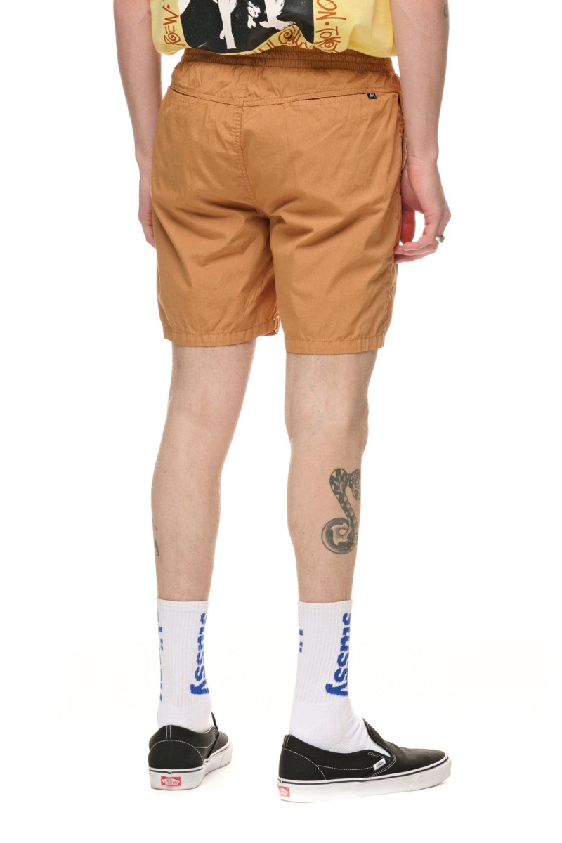 Stüssy Basic Stock Beachshort Korte Broek Heren Almond | IM74-T4-WT