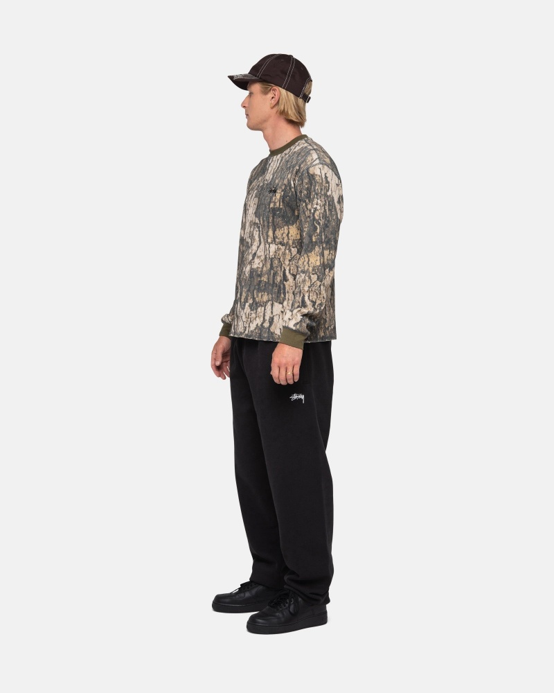 Stüssy Basic Stock Ls Thermal Long Sleeve Knit Unisex Camo | YJ12-K0-AM