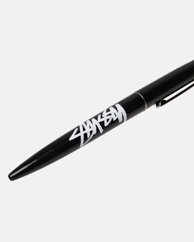 Stüssy Bic Clip Pen Novelty Home Dames Zwart | WN24-L6-OB