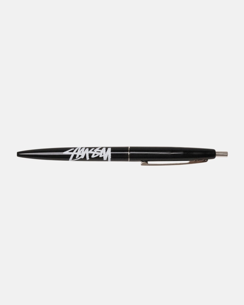 Stüssy Bic Clip Pen Novelty Home Dames Zwart | WN24-L6-OB