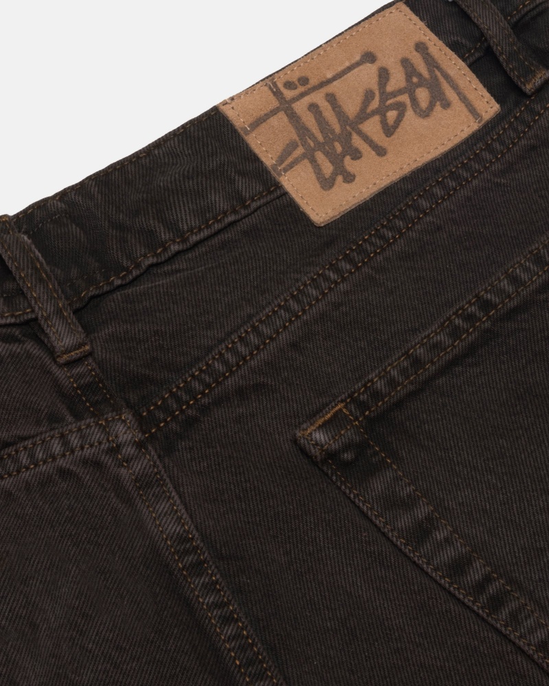 Stüssy Big Ol' Jean Denim Broek Unisex Espresso | JN22-N9-AL