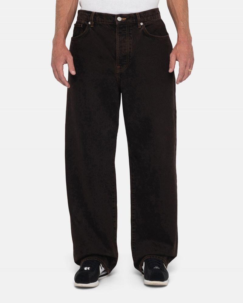 Stüssy Big Ol' Jean Denim Broek Unisex Espresso | JN22-N9-AL