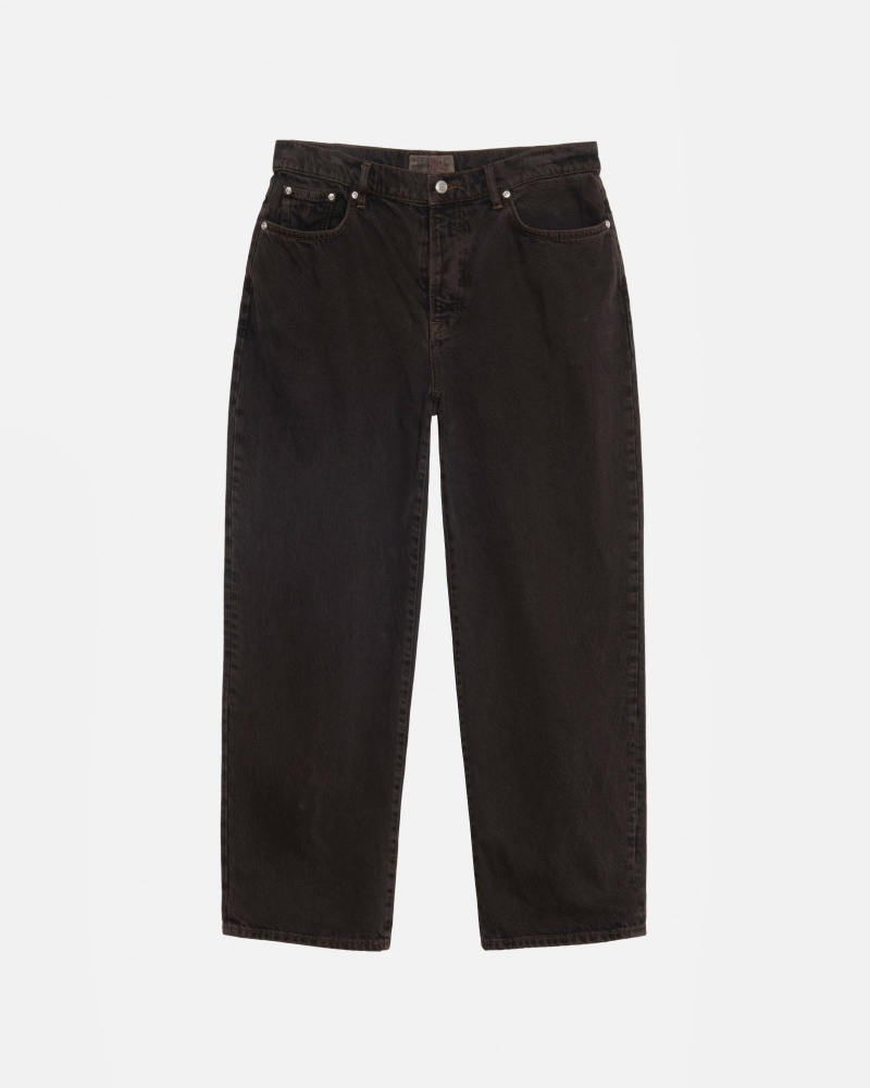 Stüssy Big Ol\' Jean Denim Broek Unisex Espresso | JN22-N9-AL