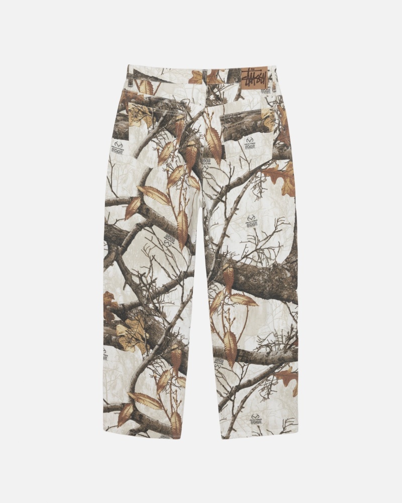 Stüssy Big Ol' Jean Realtree Edge Broek Unisex Snow | RG14-X8-TV