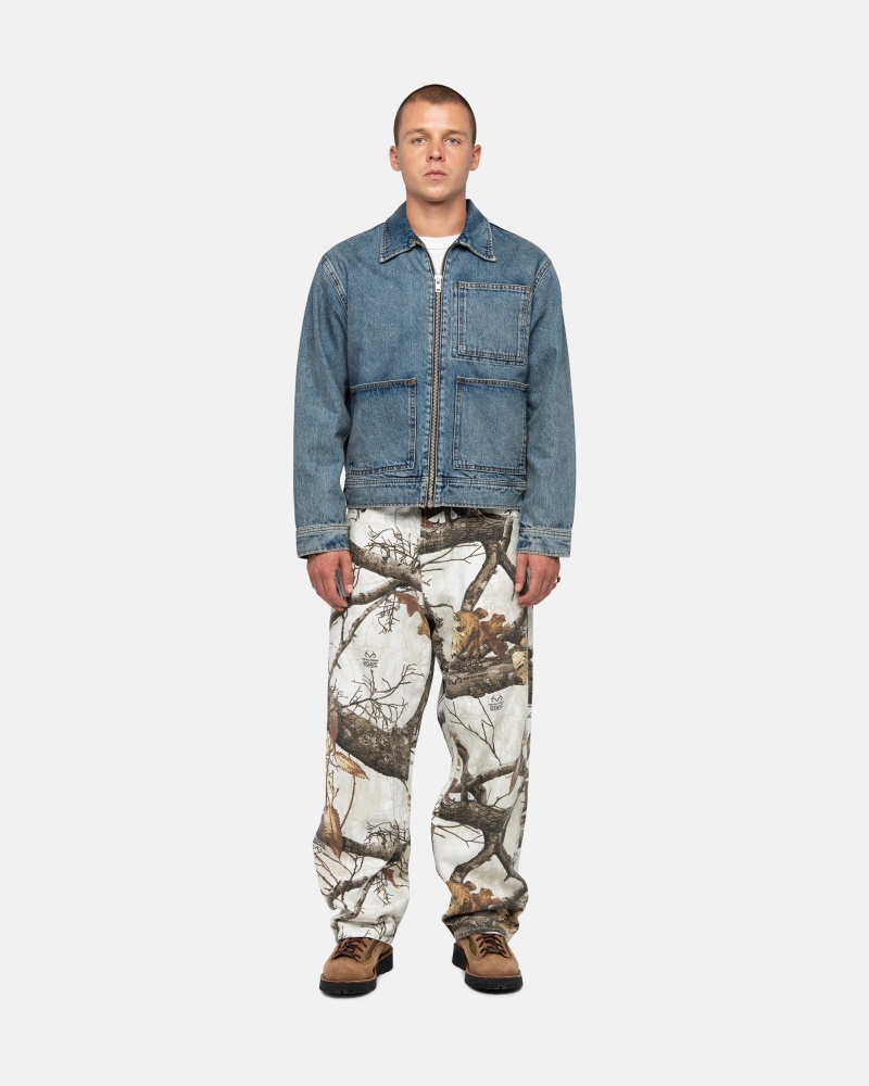 Stüssy Big Ol' Jean Realtree Edge Broek Unisex Snow | RG14-X8-TV